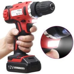 INLIFE Perceuse Sans Fil Li-ion 12 V - 0 -Perceuse Soldes 2022 58692146 2