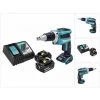 Makita DFS 452 RG Visseuse à Cloison Sèche Sans Fil 18 V Brushless + 2x Batteries 6,0 Ah + Chargeur -Perceuse Soldes 2022 58693176 1