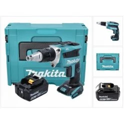 Makita DFS 452 G1J Visseuse à Cloison Sèche Sans Fil 18 V Brushless + 1x Batterie 6,0 Ah + Makpac - Sans Chargeur 9 Makita DFS 452 G1J Visseuse à Cloison Sèche Sans Fil 18 V Brushless + 1x Batterie 6,0 Ah + Makpac - Sans Chargeur -Perceuse Soldes 2022 58693185 3