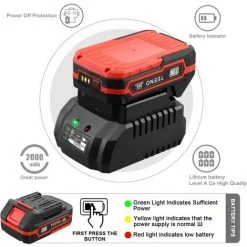 Brushless Perceuse-visseuse Sans Fil TEENO, Perceuse Visseuse A Percussion,2×2.0 Ah Batteries, 20+3 Réglages De Couple Et 2 Vitesses - Rouge 10 Brushless Perceuse-visseuse Sans Fil TEENO, Perceuse Visseuse A Percussion,2×2.0 Ah Batteries, 20+3 Réglages De Couple Et 2 Vitesses - Rouge -Perceuse Soldes 2022 59006561 4