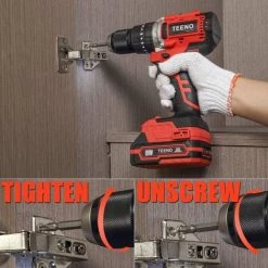Brushless Perceuse-visseuse Sans Fil TEENO, Perceuse Visseuse A Percussion,2×2.0 Ah Batteries, 20+3 Réglages De Couple Et 2 Vitesses - Rouge 11 Brushless Perceuse-visseuse Sans Fil TEENO, Perceuse Visseuse A Percussion,2×2.0 Ah Batteries, 20+3 Réglages De Couple Et 2 Vitesses - Rouge -Perceuse Soldes 2022 59006561 5