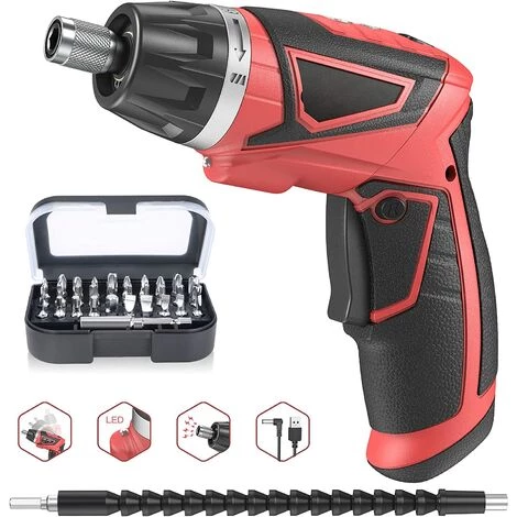 JOORRT Perceuse Visseuse Sans Fil Compacte Et Légère Perceuse Electrique Réglages De Couple Auto-serrant Visseuse Devisseuse Sans Fil Pour La Maison Et Le Jardin 3 JOORRT Perceuse Visseuse Sans Fil Compacte Et Légère Perceuse Electrique Réglages De Couple Auto-serrant Visseuse Devisseuse Sans Fil Pour La Maison Et Le Jardin