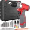 JOORRT Perceuse Visseuse Sans Fil 18V Visseuse Devisseuse Sans Fil 25N.m 2 Vitesses Perceuse Electrique Avec 2 Batteries Li-ion 15Ah Perceuse A Percussion Lampe LED 24pcs Accesoires Pour Bricolage -Perceuse Soldes 2022 59171144 1