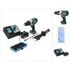Makita DHP 458 RF1 Perceuse-visseuse à Percussion Sans Fil 18 V 91 Nm + 1x Batterie 3,0 Ah + Chargeur + Jeu D'embouts - 100 Pièces -Perceuse Soldes 2022 59331926 1