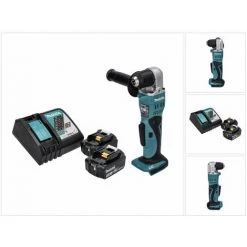 Makita DDA 351 RF Perceuse D'angle Sans Fil 18 V 13,5 Nm + 2x Batteries 3,0 Ah + Chargeur