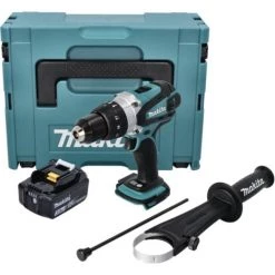 Makita DHP 458 F1J Perceuse-visseuse à Percussion Sans Fil 18 V 91 Nm + 1x Batterie 3,0 Ah + Makpac - Sans Chargeur -Perceuse Soldes 2022 59331947 5