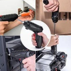 DECKON Tournevis électrique Portable 47 En 1 - 4,2 V/1800 MAh - Kit De Tournevis électrique Rechargeable Avec 35 Embouts De Tournevis - Rotation à 90° - Câble USB Pour La Maison Et Le Bureau -Perceuse Soldes 2022 59498662 5