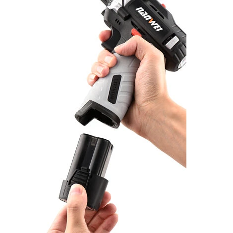 Perceuse NANWEI Kit D'outils Complet Boîte à Outils électrique Multiple Kit De Quincaillerie Pour Outils à Main Domestiques 16, 8 V 2 Vitesses Au Lithium Perceuse électrique Et Scie à Métaux Et Tournevis Magnétique à Fente Et Croisé Et Ruban En Acier Et R 6 Perceuse NANWEI Kit D'outils Complet Boîte à Outils électrique Multiple Kit De Quincaillerie Pour Outils à Main Domestiques 16, 8 V 2 Vitesses Au Lithium Perceuse électrique Et Scie à Métaux Et Tournevis Magnétique à Fente Et Croisé Et Ruban En Acier Et R – Image 4