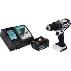 Makita DHP 484 RF1 W Perceuse-visseuse à Percussion Sans Fil 18 V 54 Nm Brushless + 1x Batterie 3,0 Ah + Chargeur -Perceuse Soldes 2022 59588385 2