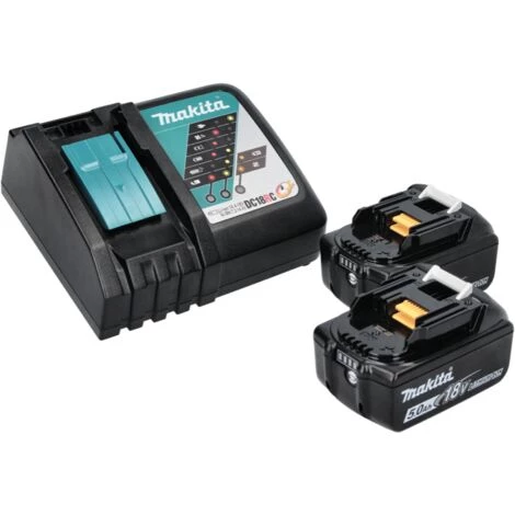 Makita DHP 484 RT W Perceuse-visseuse à Percussion Sans Fil 18 V 54 Nm Brushless + 2x Batteries 5,0 Ah + Chargeur 6 Makita DHP 484 RT W Perceuse-visseuse à Percussion Sans Fil 18 V 54 Nm Brushless + 2x Batteries 5,0 Ah + Chargeur – Image 4