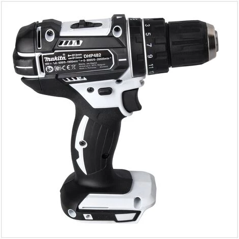 Makita DHP 482 T1 W Perceuse-visseuse à Percussion Sans Fil 18 V 62 Nm + 1x Batterie 5,0 Ah - Sans Chargeur 4 Makita DHP 482 T1 W Perceuse-visseuse à Percussion Sans Fil 18 V 62 Nm + 1x Batterie 5,0 Ah - Sans Chargeur – Image 2