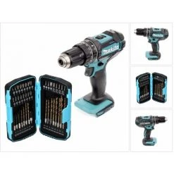 Makita DHP 482 Z Perceuse-visseuse à Percussion Sans Fil 18 V 62 Nm + Jeu De Forets 40 Pièces - Sans Batterie, Sans Chargeur -Perceuse Soldes 2022 59588417 3