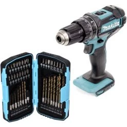 Makita DHP 482 Z Perceuse-visseuse à Percussion Sans Fil 18 V 62 Nm + Jeu De Forets 40 Pièces - Sans Batterie, Sans Chargeur -Perceuse Soldes 2022 59588417 4
