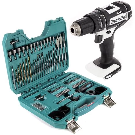 Makita DHP 482 ZW Perceuse-visseuse à Percussion Sans Fil 18 V 62 Nm + Jeu De 100 Embouts, Perceuses Et Clés à Douille - Sans Batterie, Sans Chargeur 5 Makita DHP 482 ZW Perceuse-visseuse à Percussion Sans Fil 18 V 62 Nm + Jeu De 100 Embouts, Perceuses Et Clés à Douille - Sans Batterie, Sans Chargeur – Image 3