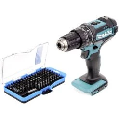 Makita DHP 482 Z Perceuse-visseuse à Percussion Sans Fil 18 V 62 Nm + Jeu D'embouts De 100 Pièces - Sans Batterie, Sans Chargeur -Perceuse Soldes 2022 59588434 4