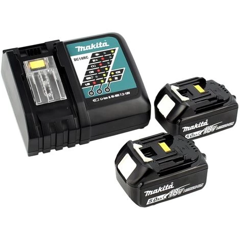 Makita DHP 482 RTJ W Perceuse-visseuse à Percussion Sans Fil 18V 62Nm + Coffret Makpac + 2x Batteries 5,0 Ah + Chargeur + Jeu D'embouts Et De Forets - 100 pièces 4 Makita DHP 482 RTJ W Perceuse-visseuse à Percussion Sans Fil 18V 62Nm + Coffret Makpac + 2x Batteries 5,0 Ah + Chargeur + Jeu D'embouts Et De Forets - 100 pièces – Image 2