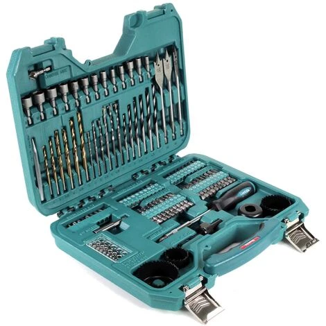 Makita DHP 482 RTJ W Perceuse-visseuse à Percussion Sans Fil 18V 62Nm + Coffret Makpac + 2x Batteries 5,0 Ah + Chargeur + Jeu D'embouts Et De Forets - 100 pièces 6 Makita DHP 482 RTJ W Perceuse-visseuse à Percussion Sans Fil 18V 62Nm + Coffret Makpac + 2x Batteries 5,0 Ah + Chargeur + Jeu D'embouts Et De Forets - 100 pièces – Image 4