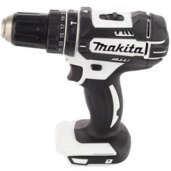 Makita DHP 482 RF1W Perceuse-visseuse à Percussion Sans Fil 18 V 62 Nm + 1x Batterie 3,0 Ah + Chargeur + Jeu D'embouts - 100 Pièces -Perceuse Soldes 2022 59635230 3