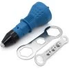 Pistolet à Rivets Sans Fil Kit D'outil De Perceuse électrique à Rivets Riveteuse Adaptateur Insert Écrou Outil De Puissance à Main Accessoires Noir (Bleu) GrooFoo -Perceuse Soldes 2022 59788407 1