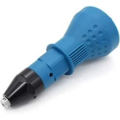 Pistolet à Rivets Sans Fil Kit D'outil De Perceuse électrique à Rivets Riveteuse Adaptateur Insert Écrou Outil De Puissance à Main Accessoires Noir (Bleu) GrooFoo -Perceuse Soldes 2022 59788407 3