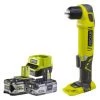 Pack RYOBI Perceuse-visseuse D'angle 18V OnePlus RAD1801M - 1 Batterie 3.0Ah High Energy - 1 Batterie 5,0Ah - Chargeur Rapide -Perceuse Soldes 2022 59958782 1