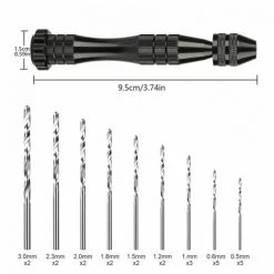 LUCKY-88 25 Pc Foret Hélicoïdal En Acier à Grande Vitesse Petit Foret Poinçonnage Main Foret Hélicoïdal Ensemble -Perceuse Soldes 2022 60061798 4