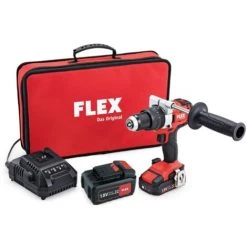 FLEX Perceuse-visseuse A Percussion Sans Fil PD 2G 18.0 S52 5,0Ah + 2,5 Ah (490202)