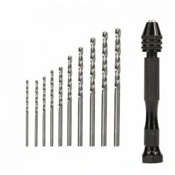 Outillage 26 Pièces Forets à Main Ensemble Perceuse à Main En Alliage D'aluminium + 25 Pièces Forets Hélicoïdaux En Acier à Grande Vitesse Petit étau à Broche De Mandrin Manuel - 26 Pièces - 26 Pièces LangRay -Perceuse Soldes 2022 60135198 5