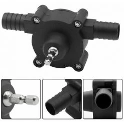 Outillage Accessoire Pour Une Perceuse Petite Pompe De Pompe D'entraînement Auto-amorçante De Perceuse électrique Portative Pour Le Transfert D'eau De Fluide D'huile, Black LangRay -Perceuse Soldes 2022 60136587 3