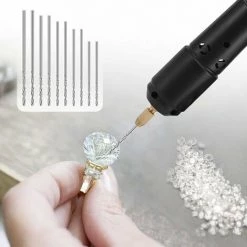 Outillage Perceuse Mini - Perceuse électrique USB Jade Drop - Off Crystal Pearl Drilling Mini - Perceuse électrique 10 Bits (0,8 - 1,2mm) - Type A LangRay 10 Outillage Perceuse Mini - Perceuse électrique USB Jade Drop - Off Crystal Pearl Drilling Mini - Perceuse électrique 10 Bits (0,8 - 1,2mm) - Type A LangRay -Perceuse Soldes 2022 60137678 4