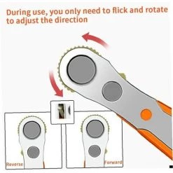 ENLENK Clé à Cliquet à Rochet 12 Pcs, Clé à Cliquet De Tournevis, Tournevis, Jet De Tournevis à Cliquetis Mini Pour La Réparation De Voitures Idéal Pour La Réparation -Perceuse Soldes 2022 60168821 5