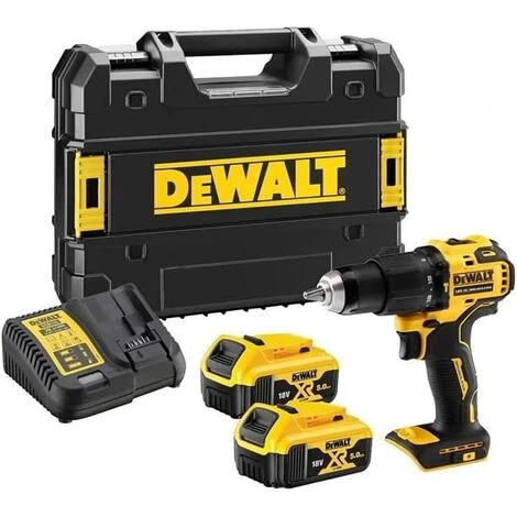 DeWALT DCD709P2T Perceuse à Percussion Visseuse Sans Fil à 2 Vitesses 18V - 2x5Ah Li-ion 3 DeWALT DCD709P2T Perceuse à Percussion Visseuse Sans Fil à 2 Vitesses 18V - 2x5Ah Li-ion