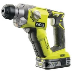Pack RYOBI Marteau Perforateur 18V OnePlus R18SDS-125S - 1 Batterie 3.0Ah High Energy - 1 Batterie 2.5Ah - Chargeur Rapide -Perceuse Soldes 2022 60258719 2