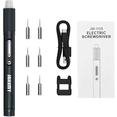 JAKEMY Mini Tournevis électrique De Précision JM-Y05 USB Rechargeable Ordinateur Téléphone Petite Réparation Lot électrique 4 JAKEMY Mini Tournevis électrique De Précision JM-Y05 USB Rechargeable Ordinateur Téléphone Petite Réparation Lot électrique – Image 2