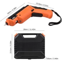 TANCYCO Jeu De 47 Tournevis électriques Avec étui Tournevis Sans Fil 6 N.m Avec Tête Rotative 32 Embouts De Vis Perceuse électrique Portative Rechargeable Tournevis Avec Tige D'extension Lampe De Travail LED -Perceuse Soldes 2022 60906338 5