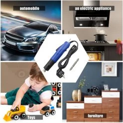 TANCYCO Tournevis électrique AC 220V Tournevis électrique Filaire Portatif Couple Réglable 1/4-in Outil De Réparation De Diamètre De Mèche à Vis -Perceuse Soldes 2022 60906344 5