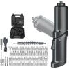 TANCYCO 3.5N/M Lot De 108 Embouts De Tournevis électriques Portables Rechargeables USB Tournevis électrique Pliable Têtes Droites Réglables Avec Lampe De Poche LED Pour L'entretien Ménager Porte D'armoire Installation De Plaque De Forage Avec Boîte De Rangement -Perceuse Soldes 2022 60906372 1