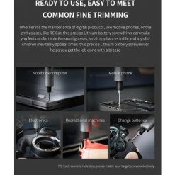 TANCYCO D2Plus Kit De Tournevis électrique Au Lithium Mini Alimentation Portable/tournevis Manuel Pour Outils De Réparation Pour Appareils électroniques/téléphone Portable/ordinateur Portable/montre -Perceuse Soldes 2022 60906400 3