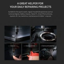 TANCYCO Kit De Tournevis électrique Au Lithium MR1 Plus Mini Alimentation Portable/tournevis Manuel Pour Outils De Réparation Pour Appareils électroniques/téléphone Portable/ordinateur Portable/montre -Perceuse Soldes 2022 60906476 3