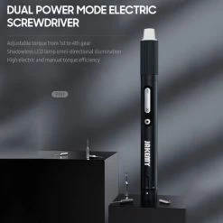 TANCYCO Tournevis USB JM-Y05 Mini Tournevis électrique De Haute Précision Avec 6 Pièces S2 Bits Cross Torx Standoff Tri-wing Pentagon Bits -Perceuse Soldes 2022 60906505 3