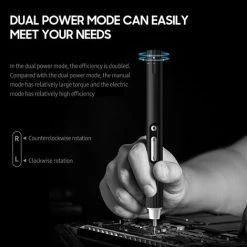 TANCYCO Tournevis USB JM-Y05 Mini Tournevis électrique De Haute Précision Avec 6 Pièces S2 Bits Cross Torx Standoff Tri-wing Pentagon Bits -Perceuse Soldes 2022 60906505 5