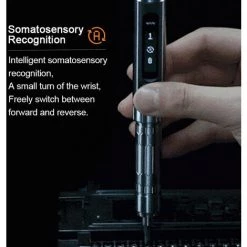 TANCYCO MINIWARE ES15 Tournevis électrique à Contrôle De Mouvement Intelligent Tournevis Portable De Haute Précision Tournevis Sans Fil Haute Précision Avec écran OLED Lumières LED Ordinateurs Utilitaires Outil De Réparation De Téléphone Portable Avec 24 Embouts -Perceuse Soldes 2022 60906534 5