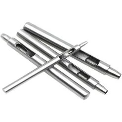 FONTAINEBLEAU Perforateur Cuir 10 Pièces Emporte Pièce à Frapper Pointeau A Frapper Emporte Piece Cuir Papier Joint Moteur Creux Trou Poinçon Creux En Acier Rond Set Poinçon Creux En Cuir，argent，Fonepro -Perceuse Soldes 2022 61047464 5