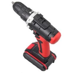 GETLITOOL Perceuse Visseuse Au Lithium-ion Sans Fil 21V + Outils De Perçage Ensemble Perforateur Burineur 18+1 Couple Bleu Avec Chargeur 2 Batteries - Rouge -Perceuse Soldes 2022 61048204 4