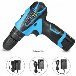 LITZEE Perceuse électrique Sans Fil Multifonctionnelle à Deux Vitesses Au Lithium-ion 16,8 V Avec Tournevis Rechargeable Avec Lumière LED - Prise UE Perceuse -Perceuse Soldes 2022 61105475 4