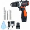 LITZEE Kit De Perceuse/visseuse Sans Fil 12 V 1400 Tr/min Polisseuse à Vitesse Variable Ensemble De Cireur De Tampon De Voiture Tournevis électrique Avec Lumière Rechargeable Avec 5 Embouts - Prise UE Perceuse -Perceuse Soldes 2022 61105751 1