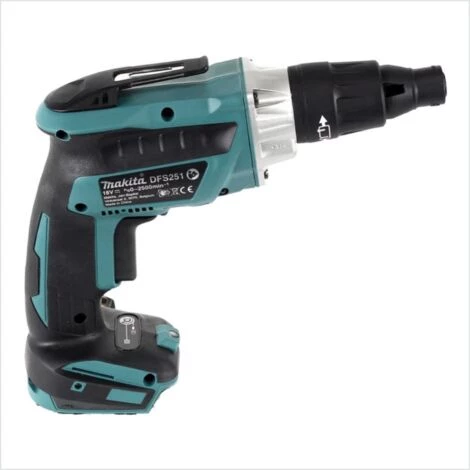 Makita DFS 251 ZJ Visseuses Bardage Brushless Solo 18 V Li-Ion + Coffret Makpac - Sans Batterie, Sans Chargeur 7 Makita DFS 251 ZJ Visseuses Bardage Brushless Solo 18 V Li-Ion + Coffret Makpac - Sans Batterie, Sans Chargeur – Image 5