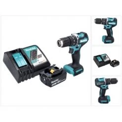 Makita DHP 487 RG1 Perceuse-visseuse à Percussion Sans Fil 18 V 40 Nm Brushless + 1x Batterie 6,0 Ah + Chargeur 10 Makita DHP 487 RG1 Perceuse-visseuse à Percussion Sans Fil 18 V 40 Nm Brushless + 1x Batterie 6,0 Ah + Chargeur -Perceuse Soldes 2022 62945235 4