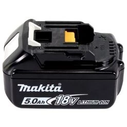 Makita DHP 487 T1 Perceuse-visseuse à Percussion Sans Fil 18 V 40 Nm Brushless + 1x Batterie 5,0 Ah - Sans Chargeur