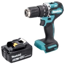 Makita DHP 487 T1 Perceuse-visseuse à Percussion Sans Fil 18 V 40 Nm Brushless + 1x Batterie 5,0 Ah - Sans Chargeur 11 Makita DHP 487 T1 Perceuse-visseuse à Percussion Sans Fil 18 V 40 Nm Brushless + 1x Batterie 5,0 Ah - Sans Chargeur -Perceuse Soldes 2022 62945959 5